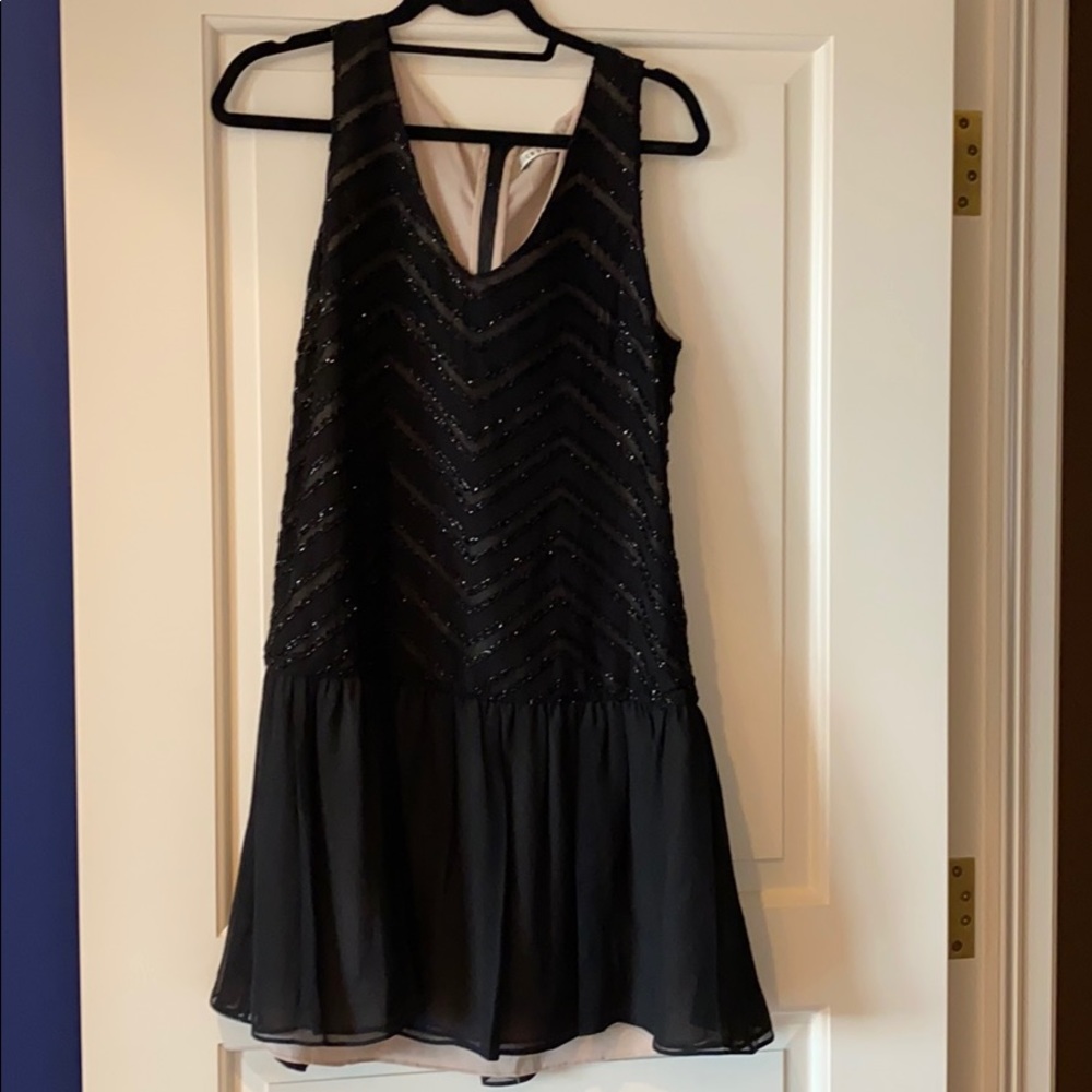 Alice + Olivia beaded drop waist dress